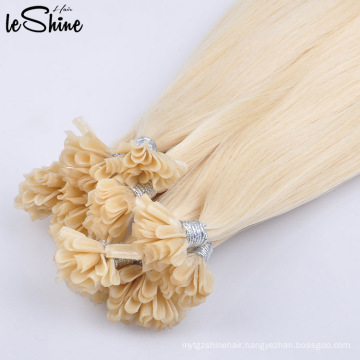 Super Quality Pre Bonded Human Double Drawn Cuticle Aligned Nail U tip Hair Extensions